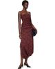 Proenza Schouler Proenza Schouler Burgundy Nayara Maxi Dress - 4