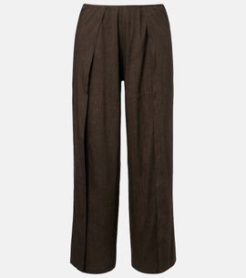 Proenza Schouler Proenza Schouler Calla linen-blend wide-leg pants