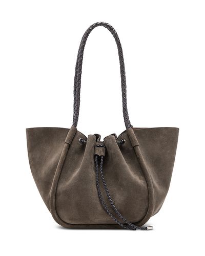 Proenza Schouler Proenza Schouler Chelsea Large Ruched Suede Tote Bag