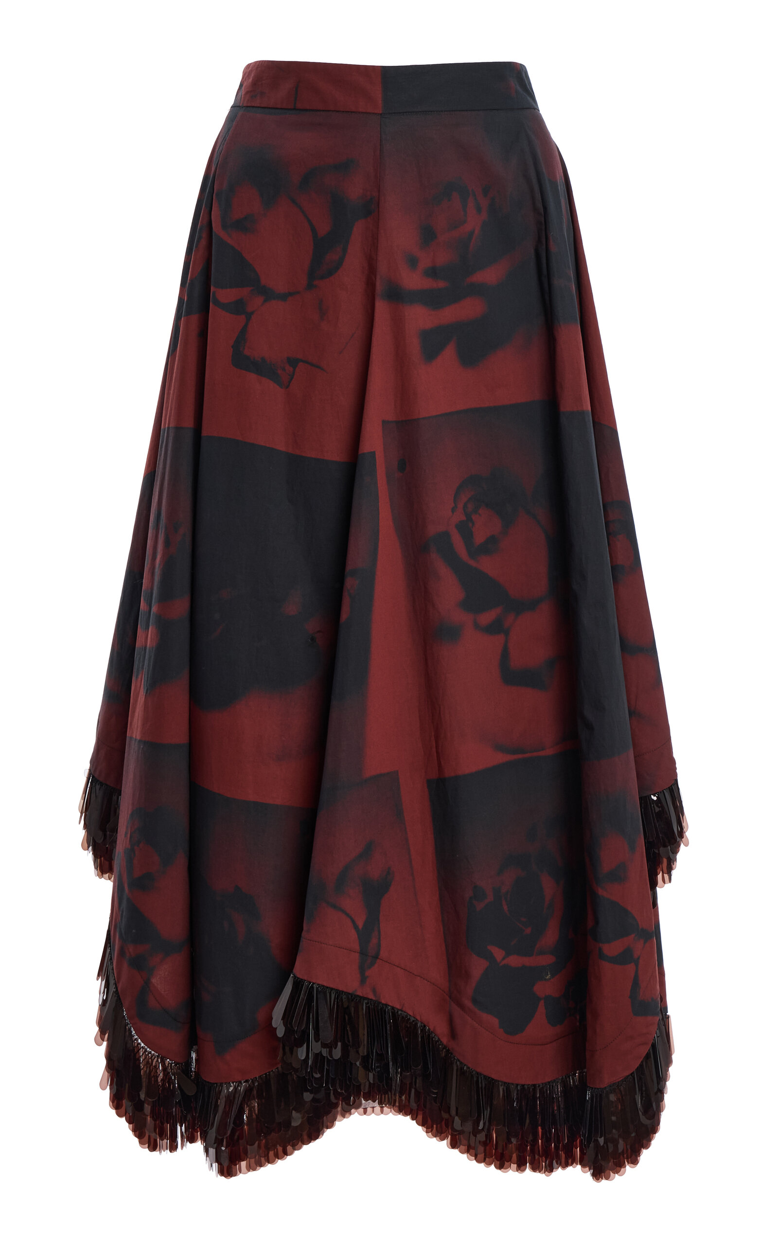 Proenza Schouler Proenza Schouler Constanza Fringed Cotton Midi Skirt