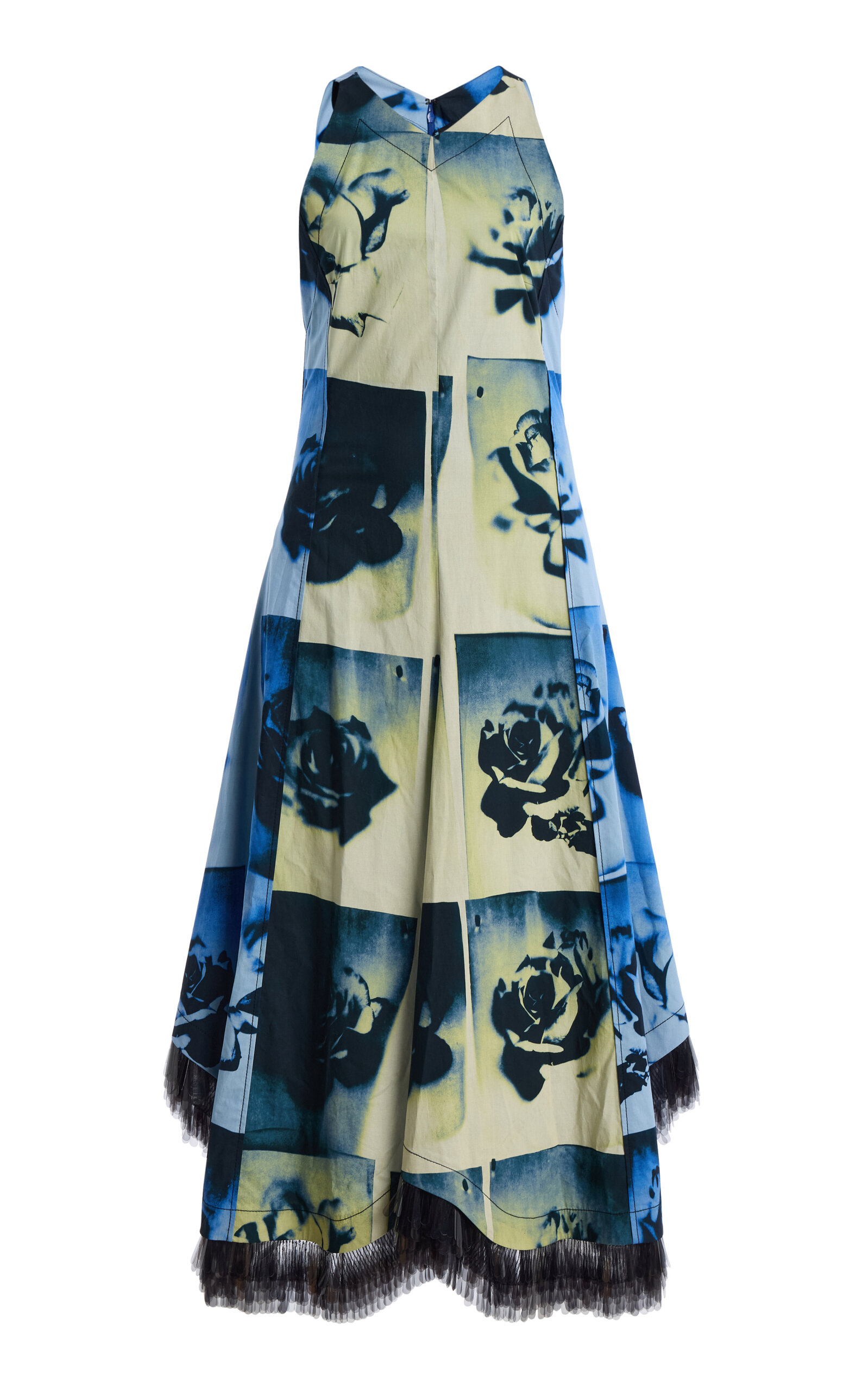 Proenza Schouler Proenza Schouler Constanza Rose Cotton Midi Dress
