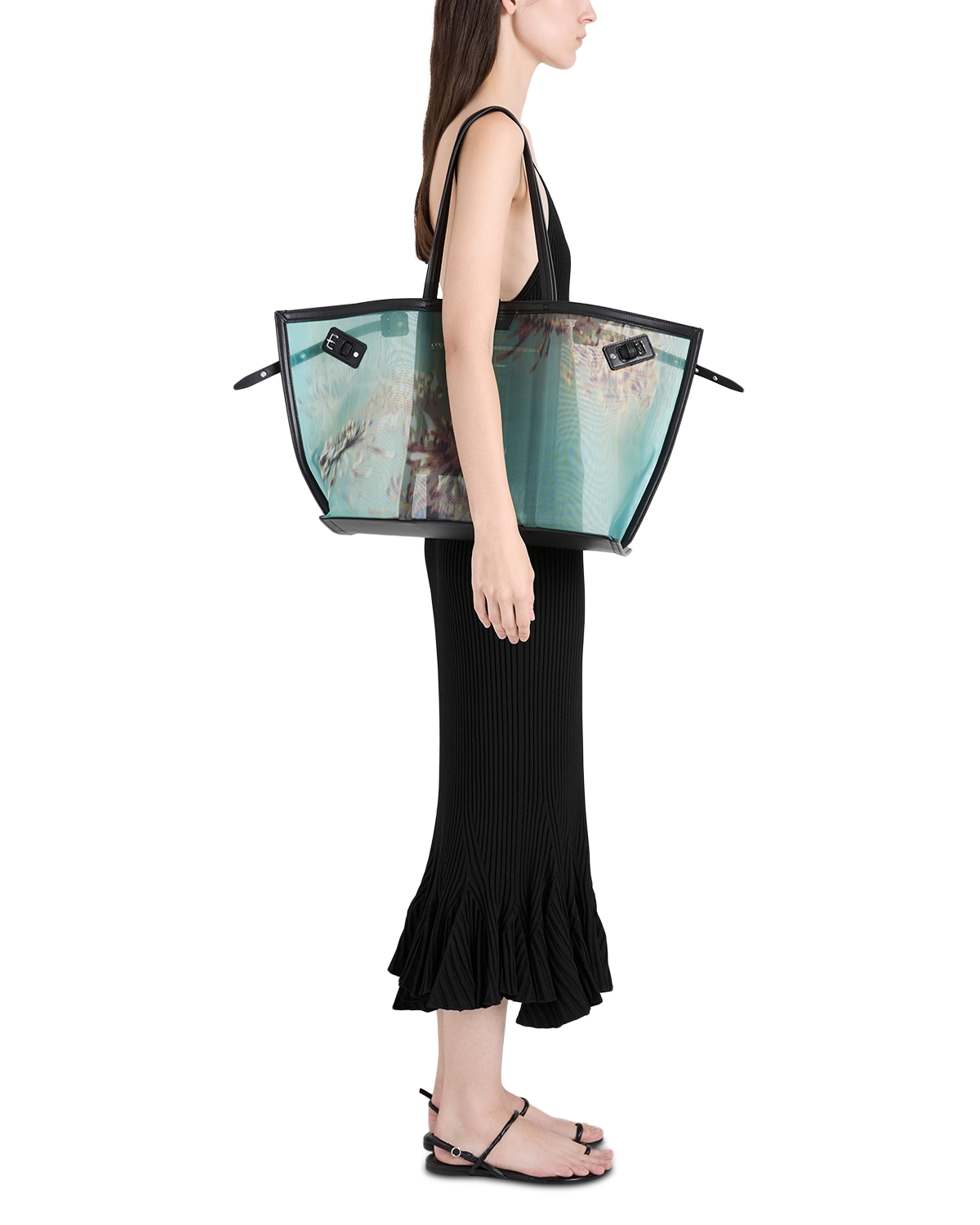 Proenza Schouler - Days Carryall Large Printed Mesh Tote Bag