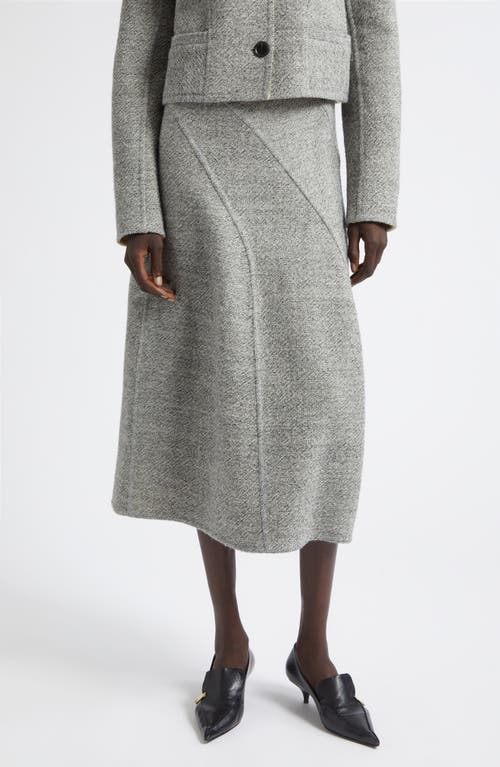 Proenza Schouler Proenza Schouler Gaelle Double Face Melange Midi Skirt