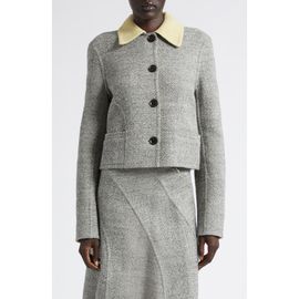 Proenza Schouler Proenza Schouler Gaelle Double Face Wool Blend Tweed Jacket