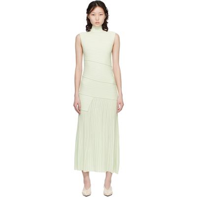 Proenza Schouler Proenza Schouler Green Federica Midi Dress