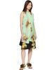 Proenza Schouler Proenza Schouler Green Rhetta Midi Dress - 4