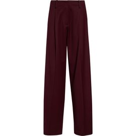 Proenza Schouler Proenza Schouler Halima Pleat Front Wool Blend Gabardine Pants