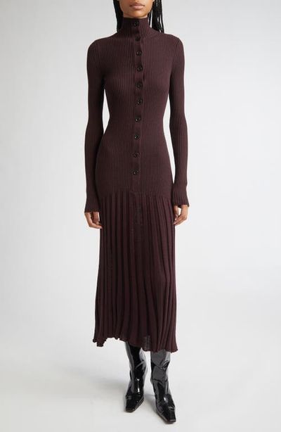 Proenza Schouler Proenza Schouler Jada Long Sleeve Sweater Dress
