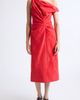Proenza Schouler Proenza Schouler Kaelin One-Shoulder Suede Midi Dress - 1