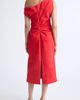 Proenza Schouler Proenza Schouler Kaelin One-Shoulder Suede Midi Dress - 2