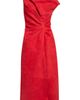 Proenza Schouler Proenza Schouler Kaelin One-Shoulder Suede Midi Dress - 5