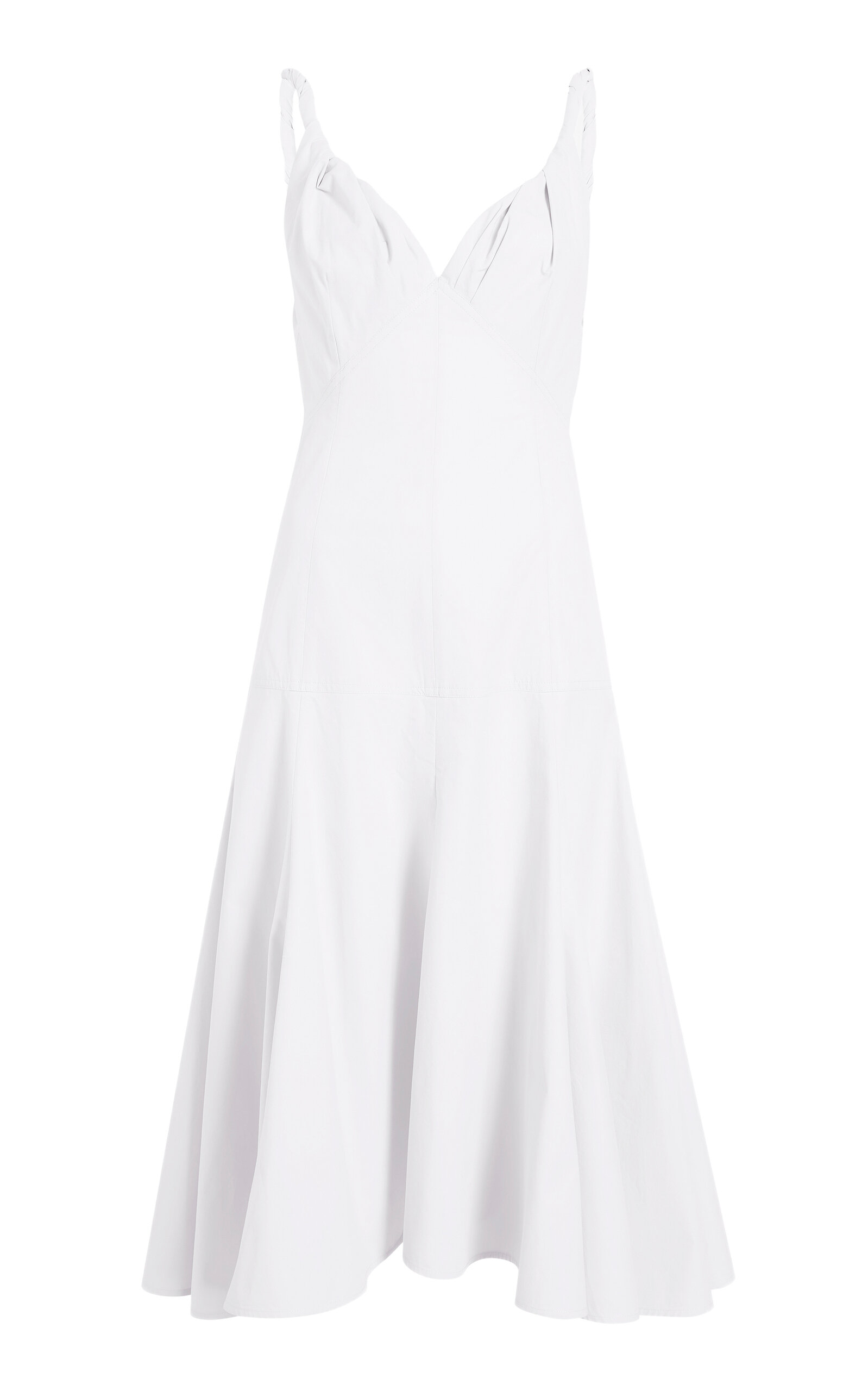 Proenza Schouler Proenza Schouler Leo Twisted Cotton Midi Dress