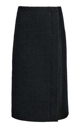 Proenza Schouler Proenza Schouler Lorna CottonBlend Striated Suiting Midi Skirt