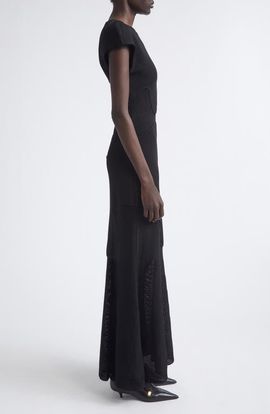 Proenza Schouler Proenza Schouler Maissa Stretch Crepe & Mesh Gown
