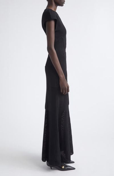 Proenza Schouler Proenza Schouler Maissa Stretch Crepe & Mesh Gown