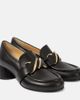 Proenza Schouler Proenza Schouler Monogram leather loafer pumps - 1