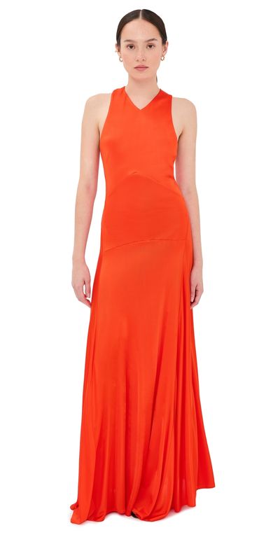 Proenza Schouler Proenza Schouler Naia Dress Tangerine