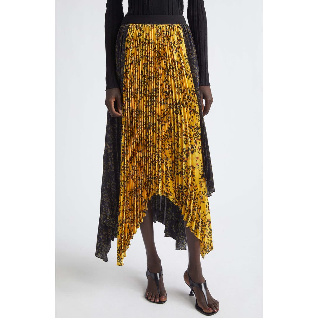 Proenza Schouler Proenza Schouler Paulina Pleated Georgette Midi Skirt