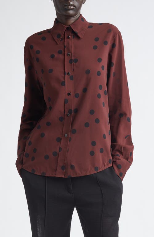 Proenza Schouler Proenza Schouler Paz Dot Print Button-Up Shirt