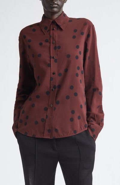 Proenza Schouler Proenza Schouler Paz Dot Print Button-Up Shirt