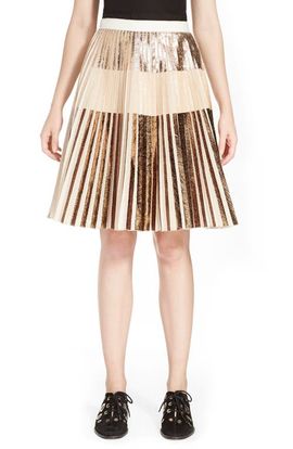 Proenza Schouler Proenza Schouler Proenza Schouler Knife Pleat Cloqué Skirt