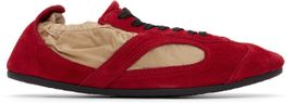 Proenza Schouler Proenza Schouler Red & Beige Soft Track Sneakers