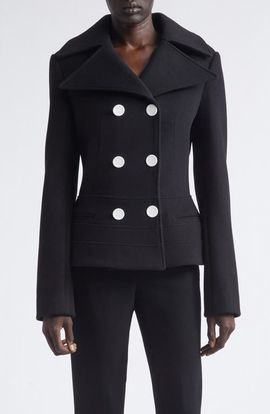 Proenza Schouler Proenza Schouler Romane Compact Melton Wool Jacket