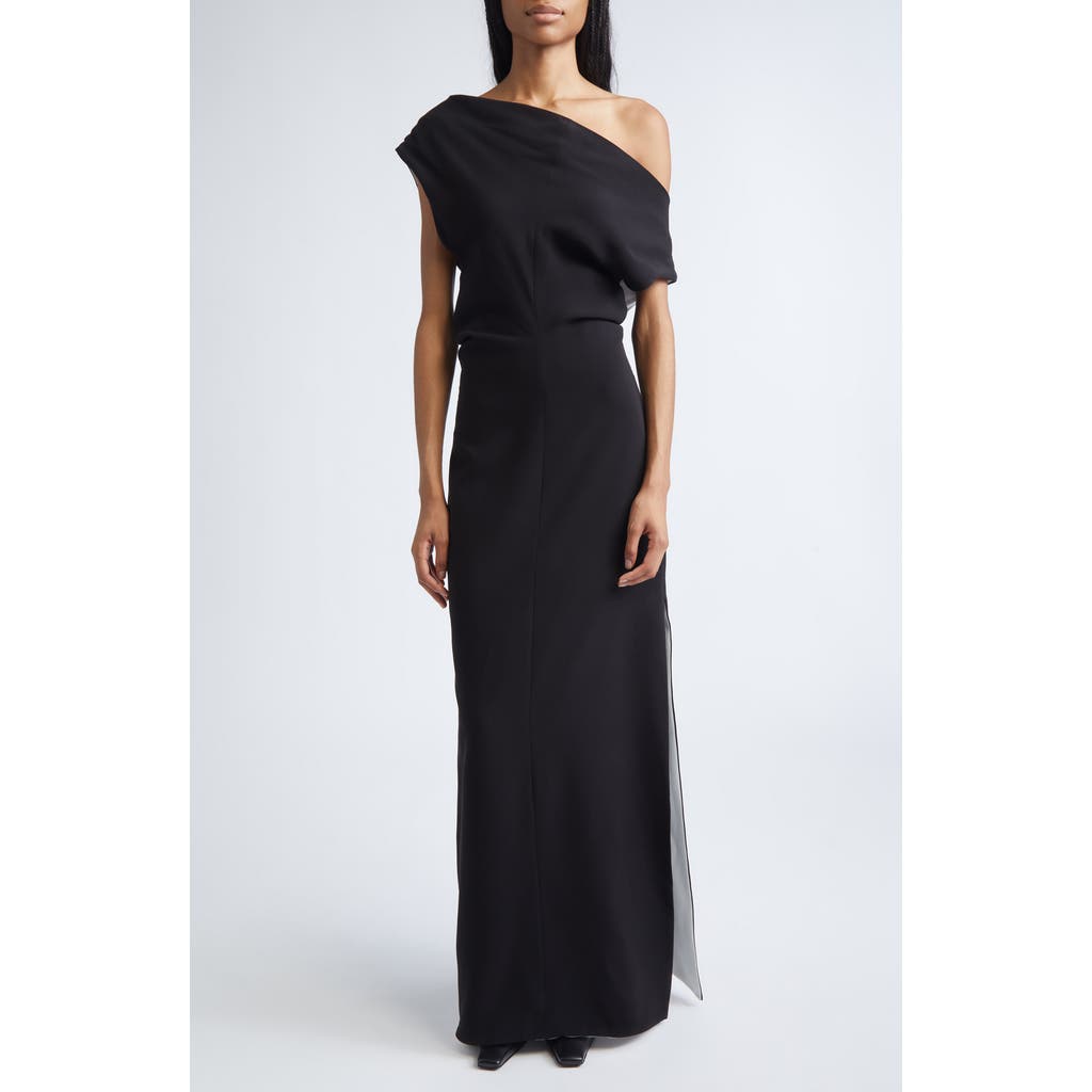 Proenza Schouler - Rosina Off the Shoulder Light Double Crepe Maxi Dress