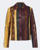 Proenza Schouler Proenza Schouler Sirine snake-effect striped leather jacket - 1