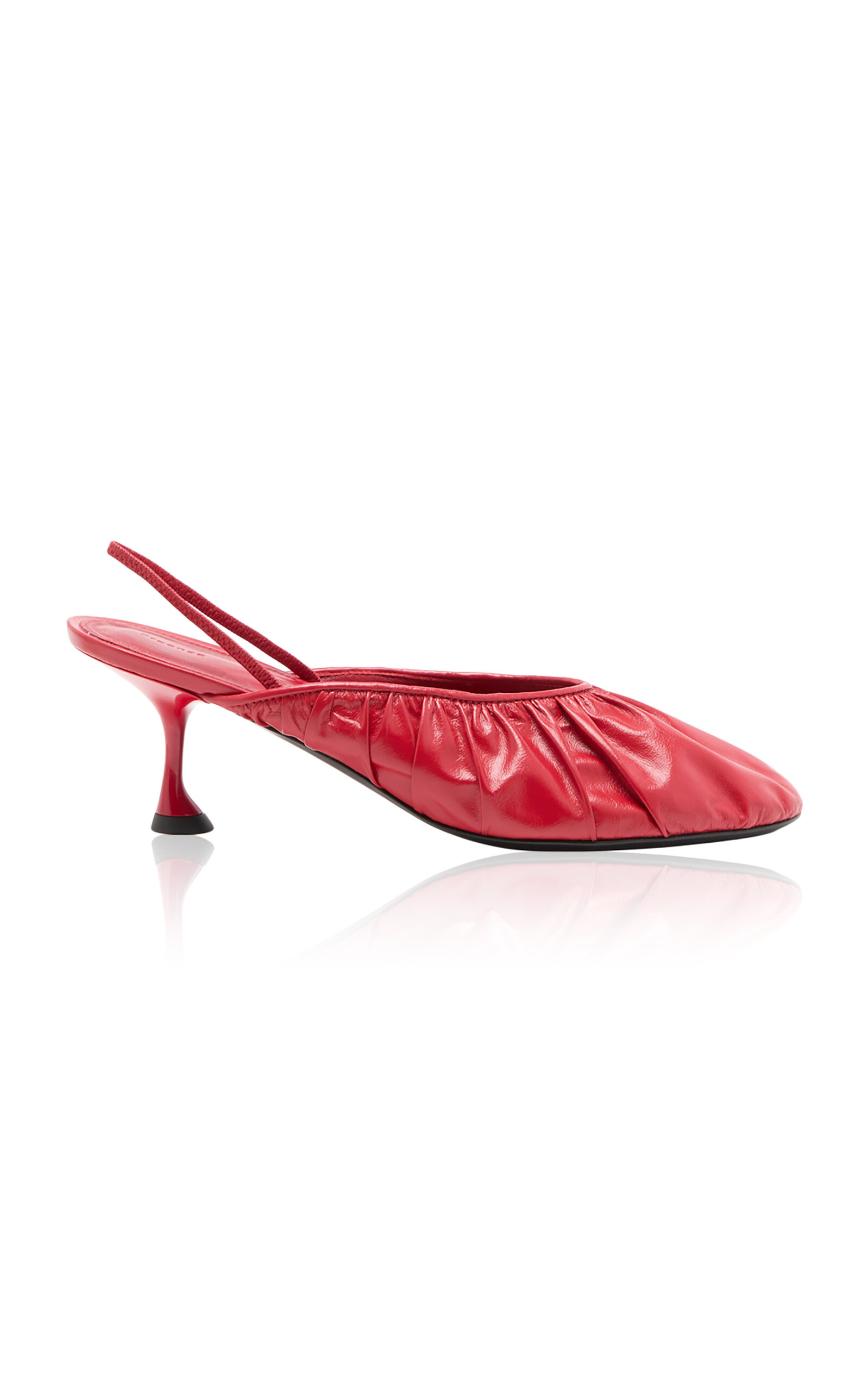 Proenza Schouler Proenza Schouler Soft Calf Rouched Tee Slingbacks