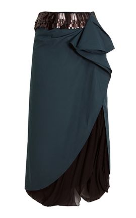 Proenza Schouler Proenza Schouler Sylvanna Cotton Poplin Maxi Skirt