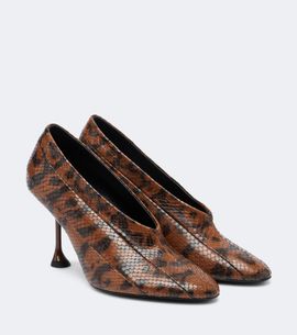 Proenza Schouler Proenza Schouler Tee snake-effect leather pumps