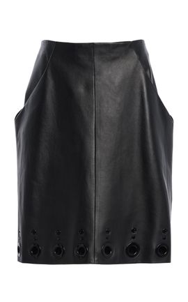 Proenza Schouler Proenza Schouler Tessa Leather KneeLength Skirt