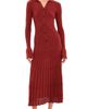 Proenza Schouler Proenza Schouler Textured Rosario Dress Rust - 1