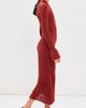 Proenza Schouler Proenza Schouler Textured Rosario Dress Rust - 4