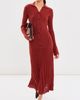 Proenza Schouler Proenza Schouler Textured Rosario Dress Rust - 5