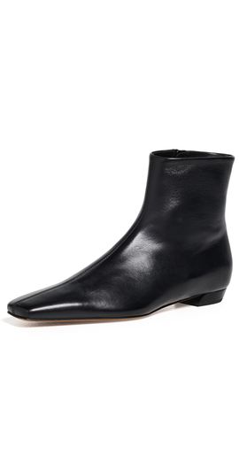 Proenza Schouler Proenza Schouler Trap Flat Ankle Boots Black