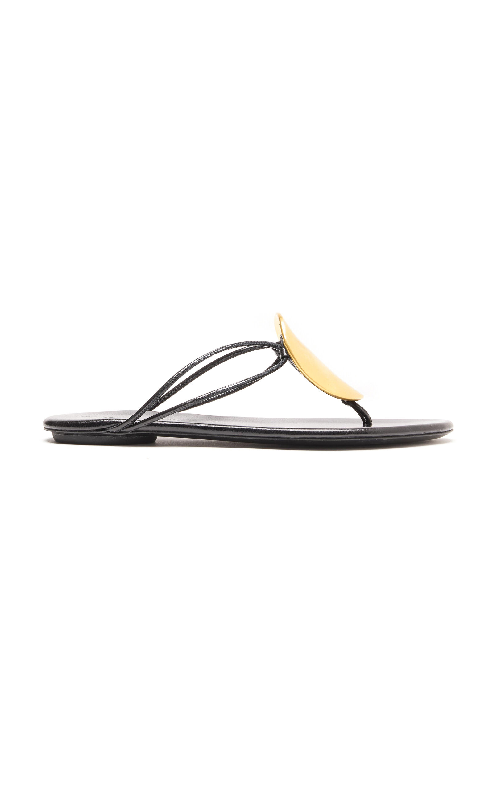 Proenza Schouler Proenza Schouler Uma Hardware Flat Sandals Black IT 36
