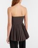 Proenza Schouler Proenza Schouler White Label Avine pleated peplum cotton top - 4