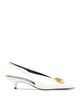 Proenza Schouler Proenza Schouler Women's Dome Slash Slingback Leather Pumps - 4
