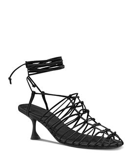 Proenza Schouler Proenza Schouler Women's Tee Knot Strappy Leather Sandals