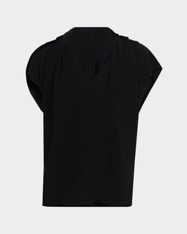 Proenza Schouler Ranli Draped Matte Top