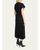 Proenza Schouler Ria Cap-Sleeve Pleated Panel Midi Dress - 3