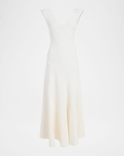 Proenza Schouler Romana Sleeveless Crepe Dress