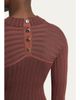 Proenza Schouler Roux Long-Sleeve Silk-Blend Rib Midi Dress - 5
