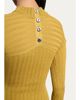 Proenza Schouler Roux Mock-Neck Long-Sleeve Rib Midi Dress - 5