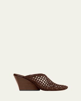 Proenza Schouler Slant Crochet Mules