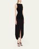 Proenza Schouler Sukki Sleeveless Draped Cocoon Midi Dress - 3