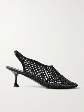 PROENZA SCHOULER Tee 60 cutout leather slingback pumps