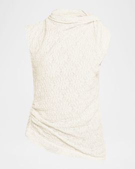 Proenza Schouler White Label Circe Draped Stretch-Knit Top